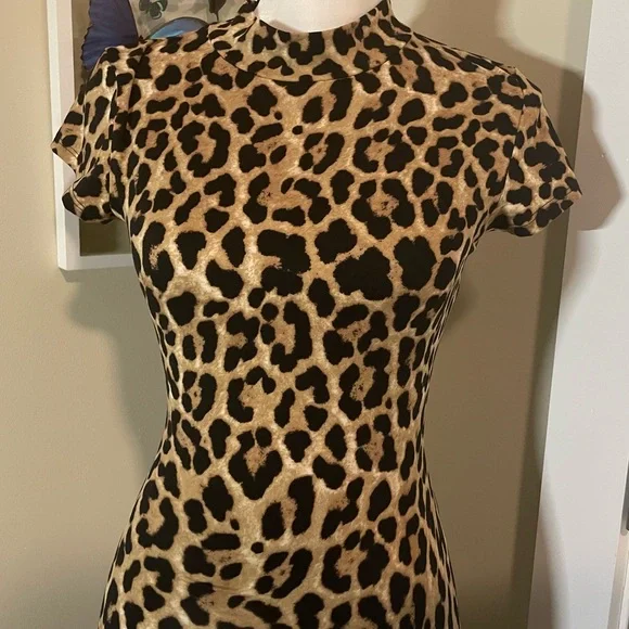 Scary Spice Leopard Print Maxi Dress - Picture 6 of 9